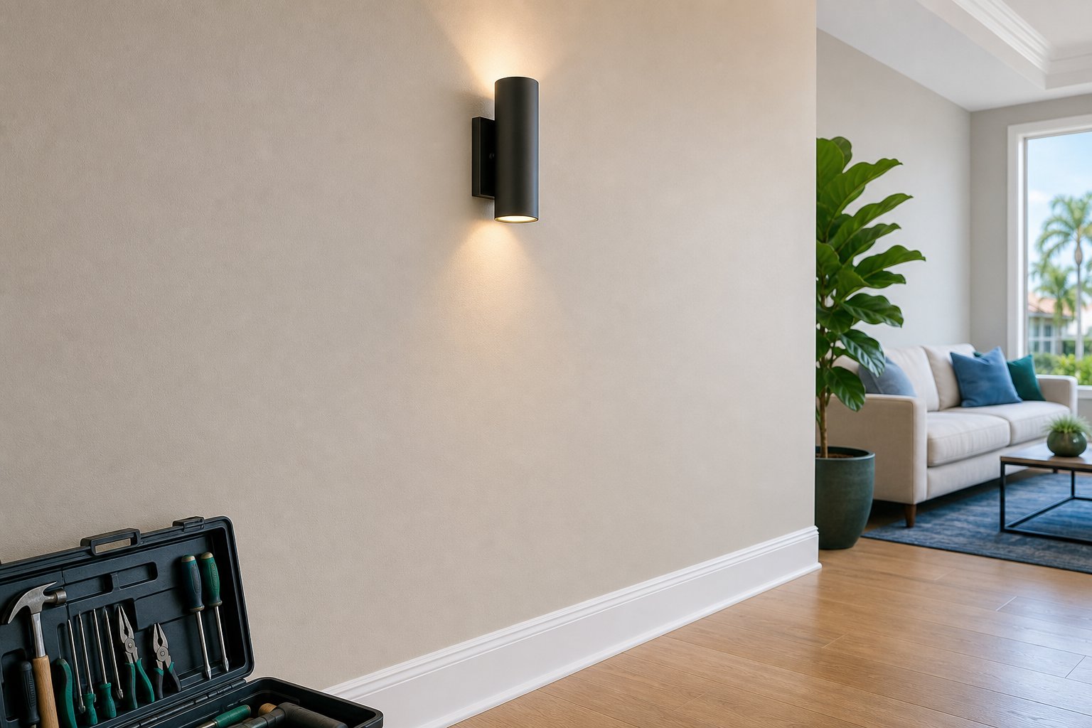 Handyman fixture installation and property maintenance
